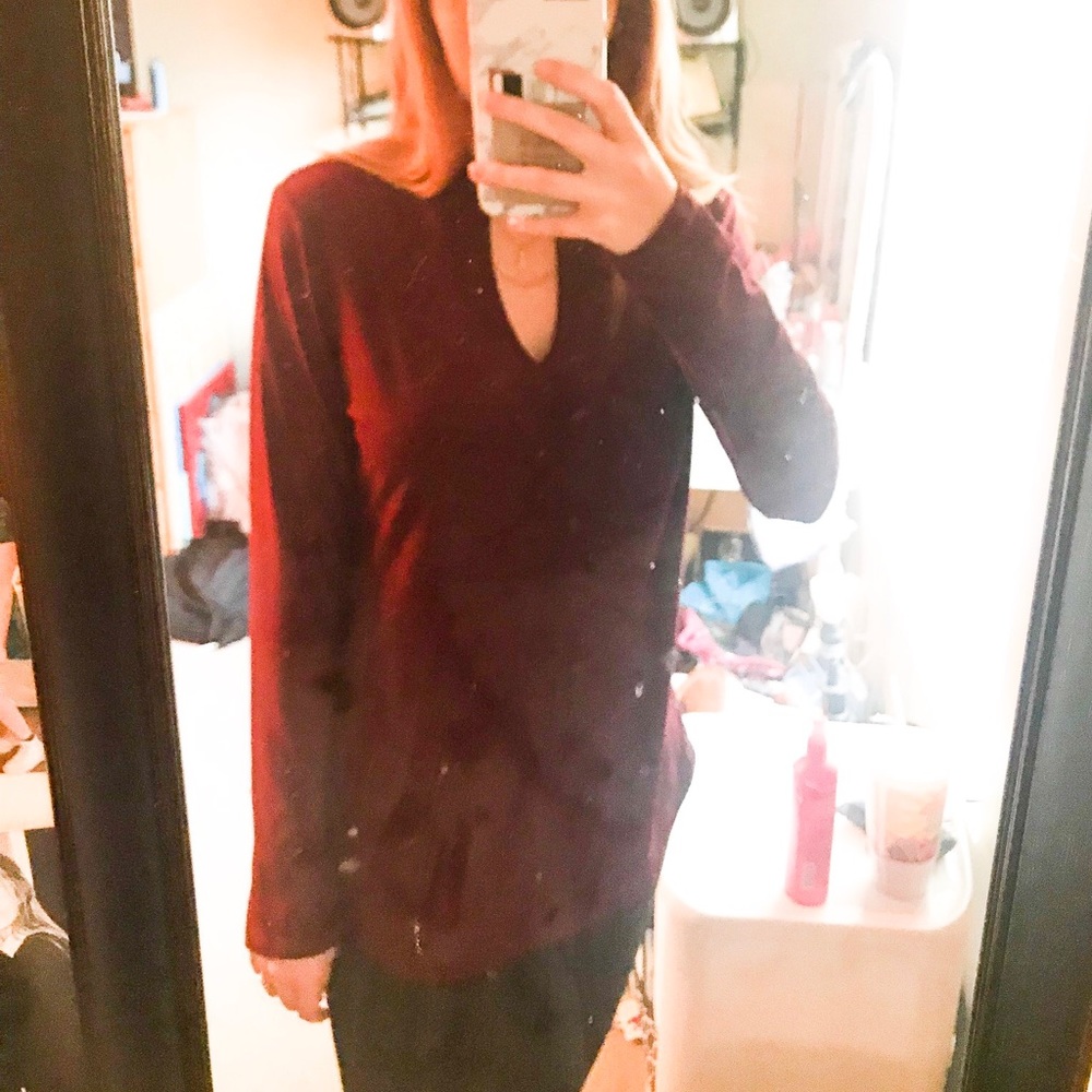 Red Keyhole Shirt